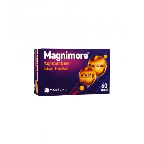 Magnimore 60 Tablet | Enerji Üretimini Artırmaya, Kas Fonksiyonlarını Desteklemeye ve Genel Sağlığı İyileştirmeye Yardımcı Takviye Edici Gıda Magnimore 60 Tablet | Enerji Üretimini Artırmaya, Kas Fonksiyonlarını Desteklemeye ve Genel Sağlığı İyileştirmeye Yardımcı Takviye Edici Gıda