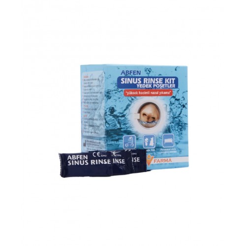 Abfen Sinus Rinse Kit Yetişkin Yedek Poşetler | Burun Yıkama Kiti