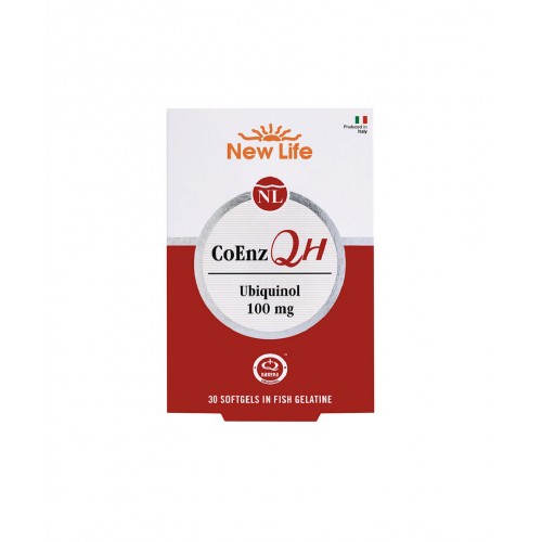 New Life CoEnz QH Ubiquinol 100 mg 60 Kapsül | Hücresel Enerji Üretimini Artırmaya Yardımcı Takviye Edici Gıda New Life CoEnz QH Ubiquinol 100 mg 60 Kapsül | Hücresel Enerji Üretimini Artırmaya Yardımcı Takviye Edici Gıda