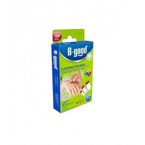 B-good Su Geçirmez Yara Bandı 12 Adet B-good Su Geçirmez Yara Bandı 12 Adet