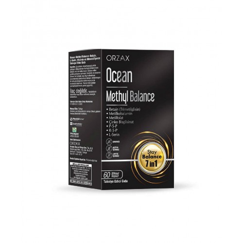 Ocean Methyl Balance 60 Kapsül | Vücudunuzun Metilasyon Süreçlerini Optimize Etmesine Yardımcı Takviye Edici Gıda Ocean Methyl Balance 60 Kapsül | Vücudunuzun Metilasyon Süreçlerini Optimize Etmesine Yardımcı Takviye Edici Gıda