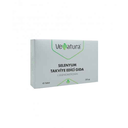 Venatura Selenyum 200 mcg 45 Tablet | Antioksidan İçerikli Hücresel Hasarı Önlemeye Yardımcı Takviye Edici Gıda Venatura Selenyum 200 mcg 45 Tablet | Antioksidan İçerikli Hücresel Hasarı Önlemeye Yardımcı Takviye Edici Gıda
