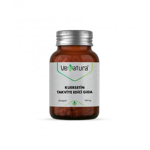 VeNatura Kuersetin 500 mg 60 Kapsül | Vücut Fonksiyonlarını Desteklemeye Yardımcı Takviye Edici Gıda VeNatura Kuersetin 500 mg 60 Kapsül | Vücut Fonksiyonlarını Desteklemeye Yardımcı Takviye Edici Gıda