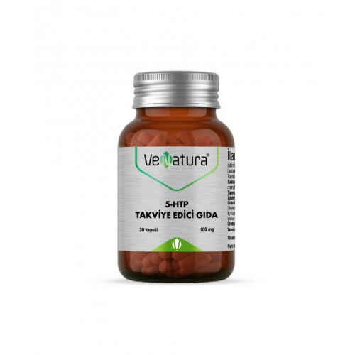 Venatura 5-HTP 30 Kapsül | Ruh Halini Desteklemeye ve Genel Yaşam Kalitesini Artırmaya Yardımcı Takviye Edici Gıda Venatura 5-HTP 30 Kapsül | Ruh Halini Desteklemeye ve Genel Yaşam Kalitesini Artırmaya Yardımcı Takviye Edici Gıda