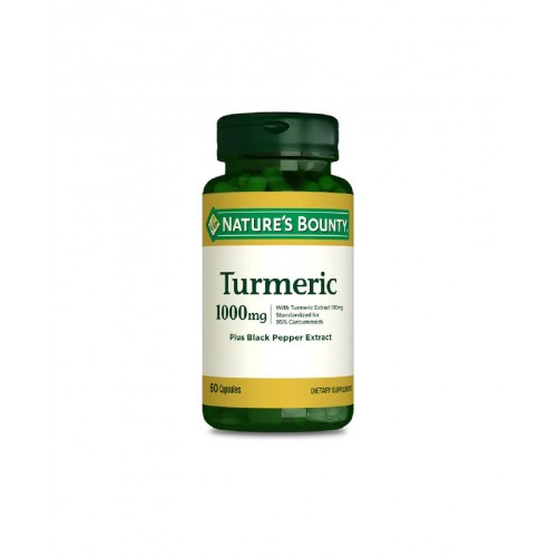 Natures Bounty Turmeric 1000 mg Plus Black Pepper 60 Kapsül | Günlük Yaşamınıza Enerji Katan ve Genel İyilik Halinizi Destekleyen Takviye Edici Gıda Natures Bounty Turmeric 1000 mg Plus Black Pepper 60 Kapsül | Günlük Yaşamınıza Enerji Katan ve Genel İyilik Halinizi Destekleyen Takviye Edici Gıda