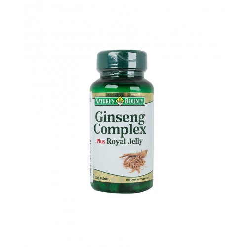 Nature's Bounty Ginseng Complex Plus Royal Jelly 75 Kapsül | Enerji Artırıcı ve Bağışıklık Sistemini Destekleyici Takviye Edici Gıda Nature's Bounty Ginseng Complex Plus Royal Jelly 75 Kapsül | Enerji Artırıcı ve Bağışıklık Sistemini Destekleyici Takviye Edici Gıda