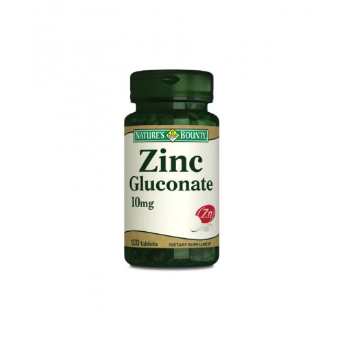 Nature's Bounty Zinc Gluconate 10 mg 100 Tablet | Bağışıklık Sistemi Güçlendirici Takviye Edici Gıda Nature's Bounty Zinc Gluconate 10 mg 100 Tablet | Bağışıklık Sistemi Güçlendirici Takviye Edici Gıda
