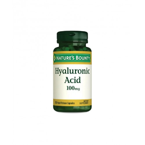 Nature's Bounty Hyaluronic Acid 100 mg 30 Kapsül | Cildin Elastikiyetini Artırmaya ve Yaşlanma Belirtilerini Azaltmaya Yardımcı Takviye Edici Gıda Nature's Bounty Hyaluronic Acid 100 mg 30 Kapsül | Cildin Elastikiyetini Artırmaya ve Yaşlanma Belirtilerini Azaltmaya Yardımcı Takviye Edici Gıda