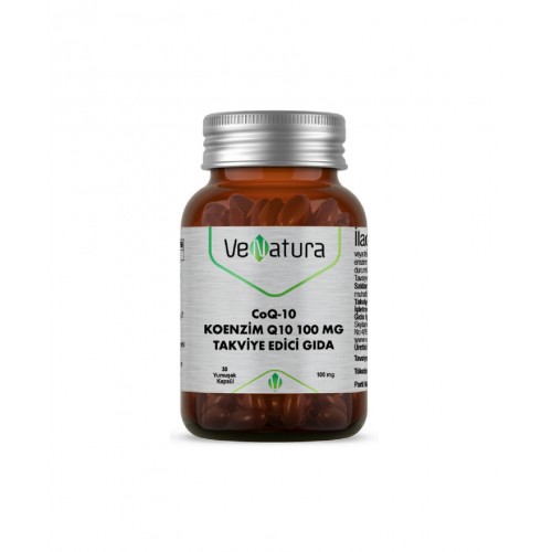 VeNatura Koenzim Q10 100 mg 30 Kapsül | Hücresel Sağlığını, Kalp Sağlığını Desteklemek ve Genel Yaşam Kalitesini Artırmaya Yardımcı Takviye Edici Gıda VeNatura Koenzim Q10 100 mg 30 Kapsül | Hücresel Sağlığını, Kalp Sağlığını Desteklemek ve Genel Yaşam Kalitesini Artırmaya Yardımcı Takviye Edici Gıda
