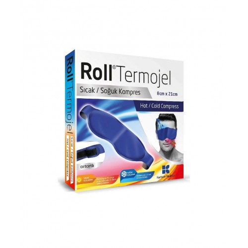 Roll Termojel Sıcak / Soğuk Kompres | Göz - Alın Bölgesinde Kullanıma Uygun Rahatlatıcı Sıcak veya Soğuk Tedavi Roll Termojel Sıcak / Soğuk Kompres | Göz - Alın Bölgesinde Kullanıma Uygun Rahatlatıcı Sıcak veya Soğuk Tedavi