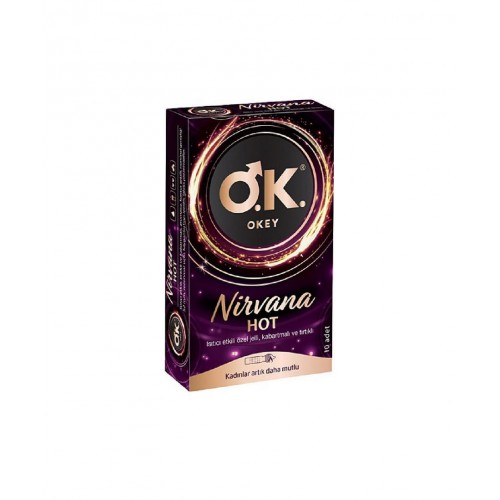 Okey Nirvana Hot Prezervatif 10 Adet