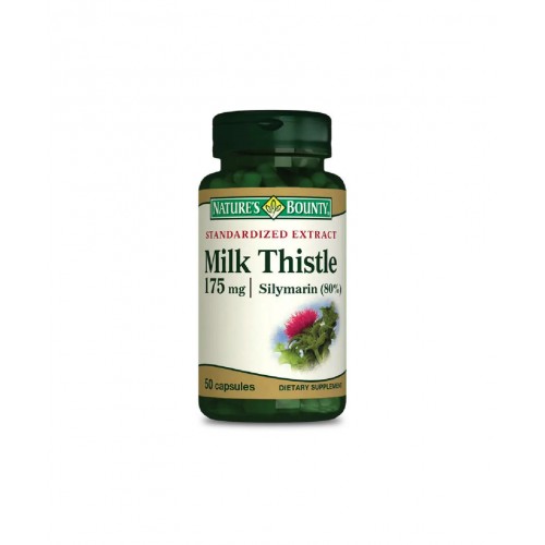 Nature's Bounty Milk Thistle 175 mg 50 Kapsül | Karaciğer Sağlığını Destekleyen Takviye Edici Gıda Nature's Bounty Milk Thistle 175 mg 50 Kapsül | Karaciğer Sağlığını Destekleyen Takviye Edici Gıda