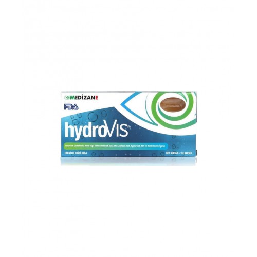 HydroVis 30 Kapsül | Göz Kuruluğunu Gidermeye ve Gözlerin Nem Dengesini Desteklemeye Yardımcı Bakım Ürünü HydroVis 30 Kapsül | Göz Kuruluğunu Gidermeye ve Gözlerin Nem Dengesini Desteklemeye Yardımcı Bakım Ürünü