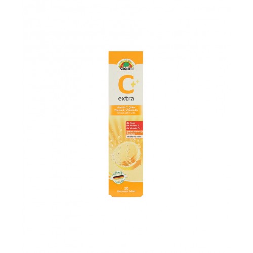 Sunlife C Extra 20 Efervesan Tablet | Yorgunluk ve Bitkinlik Hissini Azaltmaya Yardımcı Takviye Edici Gıda Sunlife C Extra 20 Efervesan Tablet | Yorgunluk ve Bitkinlik Hissini Azaltmaya Yardımcı Takviye Edici Gıda