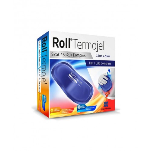 Roll Termojel Sıcak / Soğuk Kompres 13cm x 28cm | Rahatlatıcı Sıcak veya Soğuk Tedavi Roll Termojel Sıcak / Soğuk Kompres 13cm x 28cm | Rahatlatıcı Sıcak veya Soğuk Tedavi