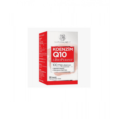Naturalnest Koenzim Q10 100 mg 30 Kapsül | Enerji Desteği Sağlayan Takviye Gıda Naturalnest Koenzim Q10 100 mg 30 Kapsül | Enerji Desteği Sağlayan Takviye Gıda