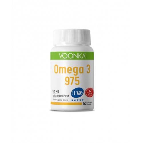 Voonka Omega 3 975 mg 50 Yumuşak Kapsül | Beyin, Göz ve Kalp Sağlığını Destekleyici Takviye Edici Gıda Voonka Omega 3 975 mg 50 Yumuşak Kapsül | Beyin, Göz ve Kalp Sağlığını Destekleyici Takviye Edici Gıda