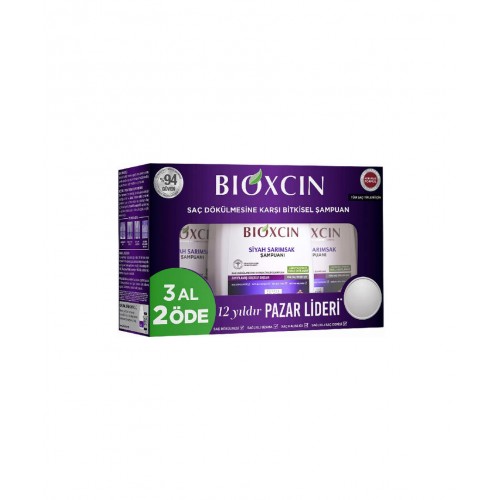 Bioxcin Siyah Sarımsak Şampuanı 3 Al 2 Öde | Kepek Oluşumunu Azaltmaya Yardımcı Dolgunlaştırıcı ve Besleyici Şampuan Bioxcin Siyah Sarımsak Şampuanı 3 Al 2 Öde | Kepek Oluşumunu Azaltmaya Yardımcı Dolgunlaştırıcı ve Besleyici Şampuan
