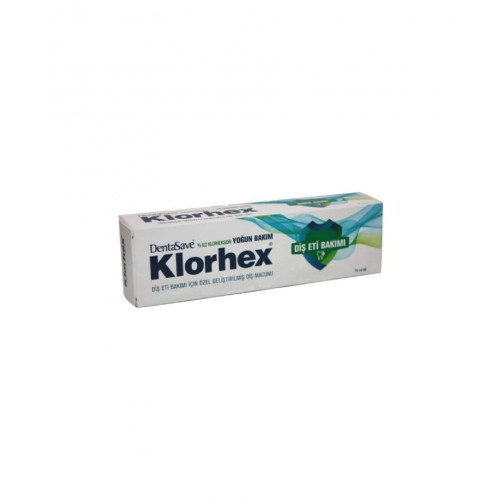 Klorhex Diş Macunu 75 ml | Diş Eti Problemi Yaşayan Kişilere Özel Klorhex Diş Macunu 75 ml | Diş Eti Problemi Yaşayan Kişilere Özel