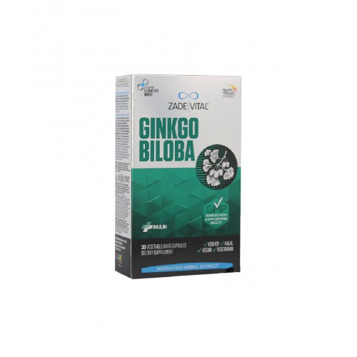 Zade Vital Ginkgo Biloba 30 Kapsül | Zihin Açıklığını ve Konsantrasyonu Destekleyici Takviye Edici Gıda Zade Vital Ginkgo Biloba 30 Kapsül | Zihin Açıklığını ve Konsantrasyonu Destekleyici Takviye Edici Gıda