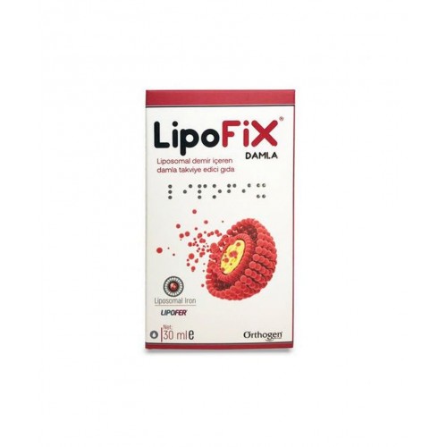 LipoFiX Damla 30 ml | Demir Eksikliği Olan Bireyler İçin Demir Emilimini Artırmaya Yardımcı Takviye Edici Gıda LipoFiX Damla 30 ml | Demir Eksikliği Olan Bireyler İçin Demir Emilimini Artırmaya Yardımcı Takviye Edici Gıda