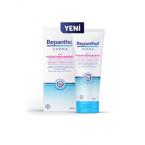 Bepanthol Derma Yoğun Nemlendirici Vücut Losyonu 200 ml | Çok Kuru ve Hassas Cilde Yoğun Nem Takviyesi Sağlayan Losyon Bepanthol Derma Yoğun Nemlendirici Vücut Losyonu 200 ml | Çok Kuru ve Hassas Cilde Yoğun Nem Takviyesi Sağlayan Losyon