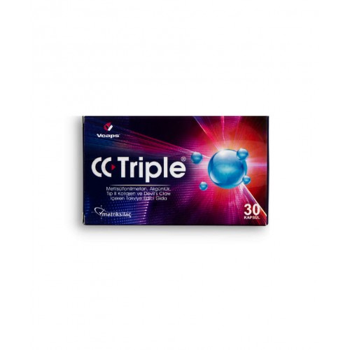 CC Triple 30 Kapsül | Enerji Seviyenizi Artırmaya ve Bağışıklık Sisteminizi Güçlendirmeye Yardımcı Takviye Edici Gıda
