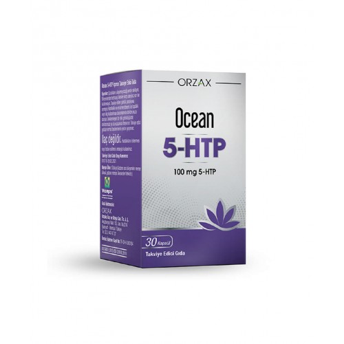 Ocean 5-HTP 100 mg 30 Kapsül | Uyku Düzenini İyileştirmeye ve Genel Ruh Halini Dengelemeye Yardımcı Takviye Edici Gıda Ocean 5-HTP 100 mg 30 Kapsül | Uyku Düzenini İyileştirmeye ve Genel Ruh Halini Dengelemeye Yardımcı Takviye Edici Gıda