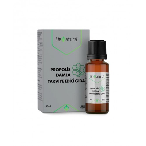 VeNatura Propolis Damla 30 ml | Bağışıklık Sistemini Desteklemeye ve Genel Sağlık Durumunu İyileştirmeye Yardımcı Takviye Edici Gıda VeNatura Propolis Damla 30 ml | Bağışıklık Sistemini Desteklemeye ve Genel Sağlık Durumunu İyileştirmeye Yardımcı Takviye Edici Gıda