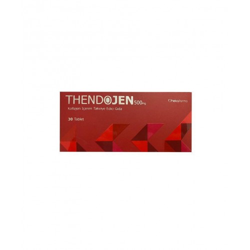 Thendojen 500 mg 30 Tablet | Vücudunuzun Genel İyilik Halini Artırmaya Yardımcı Hidrolize Kollajen İçeren Takviye Edici Gıda