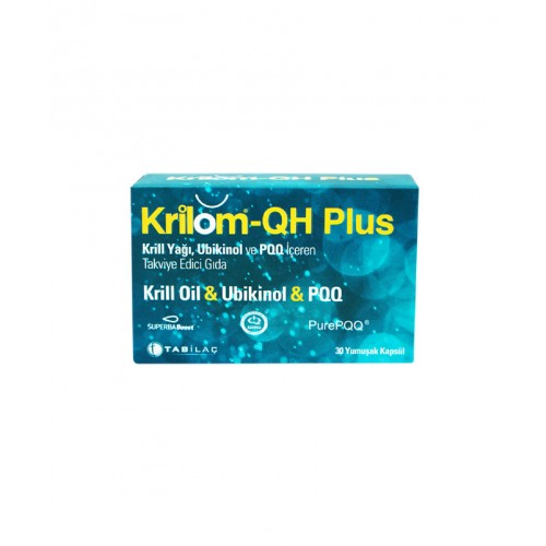 Krilom QH Plus 30 Yumuşak Kapsül | Enerji Seviyenizi Artırmaya ve Genel Yaşam Kalitenizi İyileştirmeye Yardımcı Takviye Edici Gıda Krilom QH Plus 30 Yumuşak Kapsül | Enerji Seviyenizi Artırmaya ve Genel Yaşam Kalitenizi İyileştirmeye Yardımcı Takviye Edici Gıda