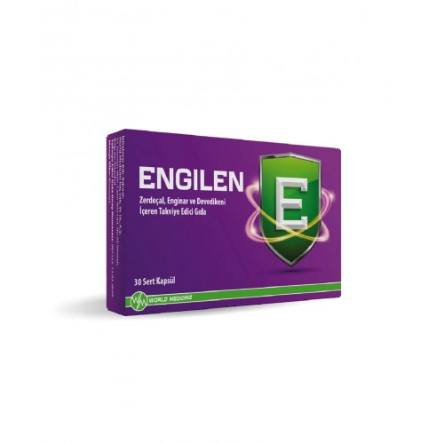 Engilen 30 Kapsül | Zerdeçal, Enginar ve Devedikeni İçeren Vücut Fonksiyonlarınızı Desteklemeye Yardımcı Takviye Edici Gıda Engilen 30 Kapsül | Zerdeçal, Enginar ve Devedikeni İçeren Vücut Fonksiyonlarınızı Desteklemeye Yardımcı Takviye Edici Gıda