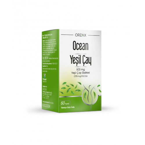 Ocean Green Tea 500 mg 60 Kapsül | Enerji Seviyelerini Artırmaya ve Metabolizmayı Desteklemeye Yardımcı Antioksidan İçerikli Takviye Edici Gıda Ocean Green Tea 500 mg 60 Kapsül | Enerji Seviyelerini Artırmaya ve Metabolizmayı Desteklemeye Yardımcı Antioksidan İçerikli Takviye Edici Gıda
