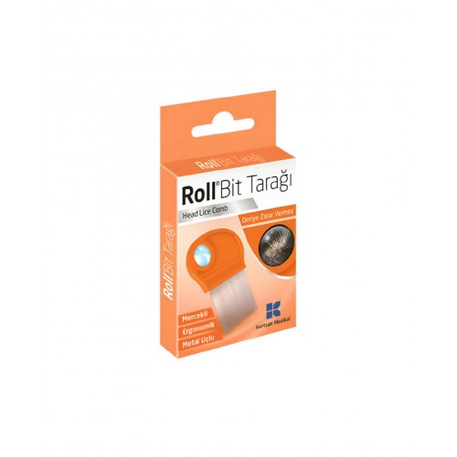 Roll Bit Tarağı | Mercek Bitleri Tespit Etmeye Yardımcı Kullanışlı Bit Tarağı