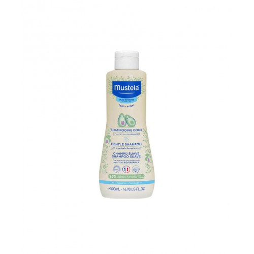 Mustela Gentle Göz Yakmayan Bebek Şampuanı 500 ml | Bebeklerin Hassas Cildine Özel