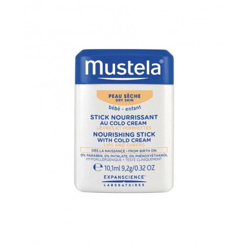 Mustela Cold Cream İçeren Besleyici Stick 9,2 gr | Hassas ve Kuru Ciltler İçin Yoğun Nemlendirici Mustela Cold Cream İçeren Besleyici Stick 9,2 gr | Hassas ve Kuru Ciltler İçin Yoğun Nemlendirici