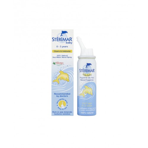Sterimar Baby Deniz Suyu Burun Spreyi 50 ml | Bebeklerin Burun Tıkanıklığını Gidermeye ve Solunum Yollarının Temizlenmesine Yardımcı Burun Spreyi Sterimar Baby Deniz Suyu Burun Spreyi 50 ml | Bebeklerin Burun Tıkanıklığını Gidermeye ve Solunum Yollarının Temizlenmesine Yardımcı Burun Spreyi