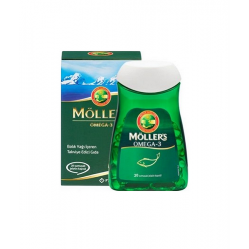 Möller's Omega-3 30 Kapsül | Yüksek Omega-3 Yağ Asitleri EPA ve DHA İçeren Takviye Edici Gıda Möller's Omega-3 30 Kapsül | Yüksek Omega-3 Yağ Asitleri EPA ve DHA İçeren Takviye Edici Gıda