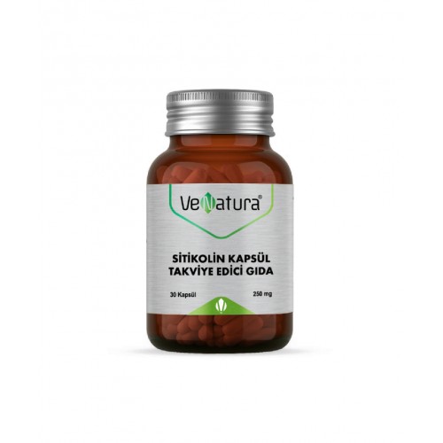 VeNatura Sitikolin 250 mg 30 Kapsül | Beyin Sağlığını Koruyan ve Zihinsel Performansı Artıran Takviye Edici Gıda VeNatura Sitikolin 250 mg 30 Kapsül | Beyin Sağlığını Koruyan ve Zihinsel Performansı Artıran Takviye Edici Gıda