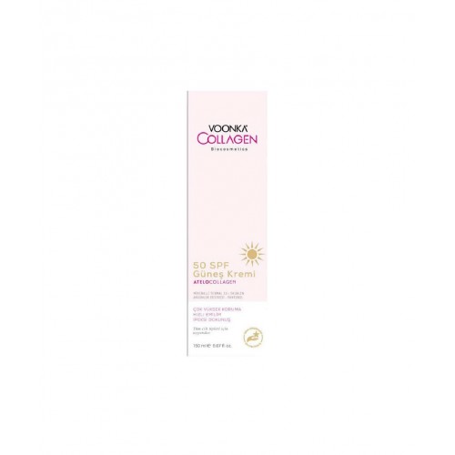 Voonka Atelocollagen 50 SPF Güneş Kremi 150 ml | Güneş Kaynaklı Leke Oluşumunun Önlenmesine Yardımcı Güneş Koruyucu Voonka Atelocollagen 50 SPF Güneş Kremi 150 ml | Güneş Kaynaklı Leke Oluşumunun Önlenmesine Yardımcı Güneş Koruyucu