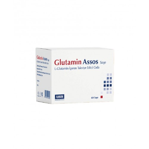 Glutamin Assos 60 Saşe | Sporcular ve Aktif Yaşam Tarzını Benimseyen Bireyler İçin Özel Takviye Edici Gıda Glutamin Assos 60 Saşe | Sporcular ve Aktif Yaşam Tarzını Benimseyen Bireyler İçin Özel Takviye Edici Gıda