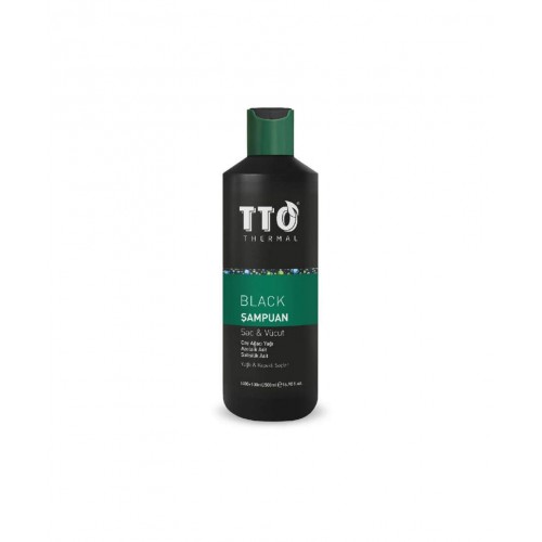 TTO Black Saç ve Vücut Şampuanı 400 ml | Zengin İçerikli Besleyici ve Ferahlatıcı Bakım
