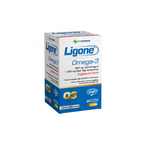 Ligone Omega-3 60 Kapsül | Kalp Sağlığını Desteklemek, Beyin Fonksiyonlarını Güçlendirmek ve Genel Yaşam Kalitesini Artırmak İçin Takviye Edici Gıda Ligone Omega-3 60 Kapsül | Kalp Sağlığını Desteklemek, Beyin Fonksiyonlarını Güçlendirmek ve Genel Yaşam Kalitesini Artırmak İçin Takviye Edici Gıda