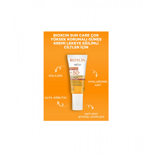 Bioxcin Sun Care Acnium Güneş Kremi SPF50  50 ml | Akneye Eğilimli Ciltler İçin Geliştirilmiş Güneş Kremi