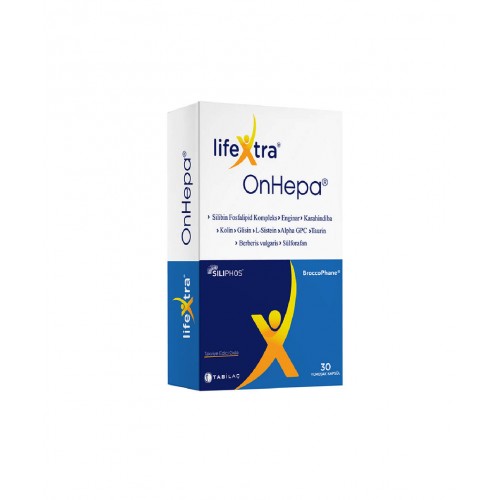 LifeXtra OnHepa 30 Kapsül | Karaciğer Fonksiyonlarını İyileştirmeye ve Toksinlerin Atılmasına Yardımcı Takviye Edici Gıda LifeXtra OnHepa 30 Kapsül | Karaciğer Fonksiyonlarını İyileştirmeye ve Toksinlerin Atılmasına Yardımcı Takviye Edici Gıda