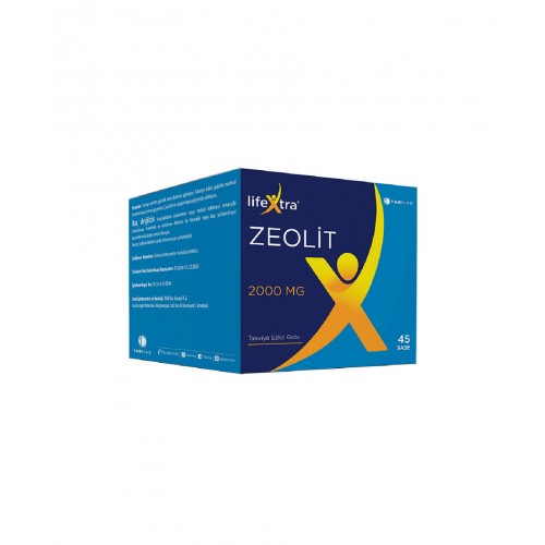 LifeXtra Zeolit 45 Saşe | Toksinlerin Atılmasına ve Sindirim Sisteminin Düzenlenmesine Yardımcı Takviye Edici Gıda