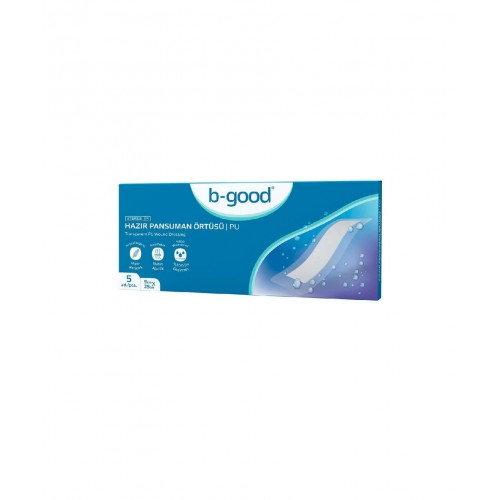 b-good Hazır Pansuman Örtüsü 9x25 cm 5 Adet | Acil Durumlarda Yaralarınızın Korunmasına Yardımcı Pansuman Örtüsü