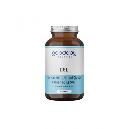Goodday DGL 120 Çiğneme Tablet | Sindirim Sisteminin Rahatlamasına Yardımcı Takviye Edici Gıda Goodday DGL 120 Çiğneme Tablet | Sindirim Sisteminin Rahatlamasına Yardımcı Takviye Edici Gıda