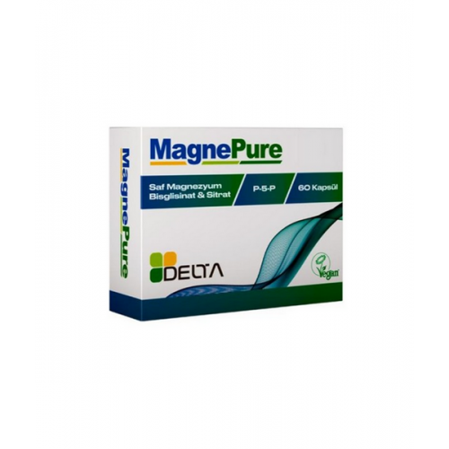 MagnePure 60 Kapsül | Vücudun Magnezyum İhtiyacını Karşılayarak Kalp Damar Sağlığını Destekleyen Takviye MagnePure 60 Kapsül | Vücudun Magnezyum İhtiyacını Karşılayarak Kalp Damar Sağlığını Destekleyen Takviye