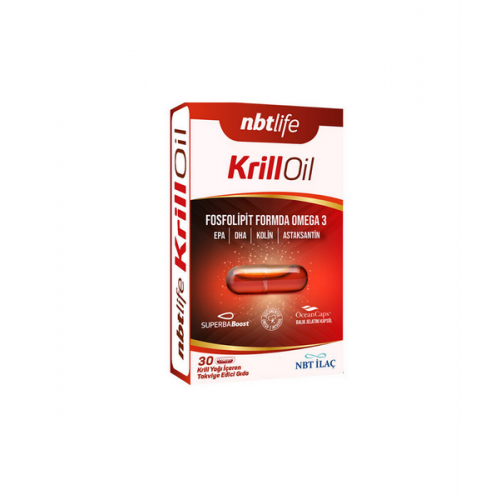 NBTLife Krill Oil 30 Kapsül | Omega-3 Yağ Asidi İçerikli Güçlü Antioksidan